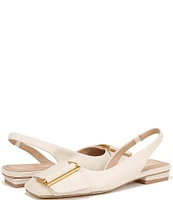 Sarto by Franco Sarto Tracy Leather Slingback Flats