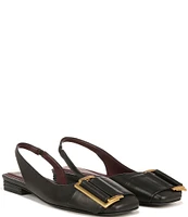 Sarto by Franco Sarto Tracy Leather Slingback Flats