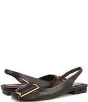 Sarto by Franco Sarto Tracy Leather Slingback Flats