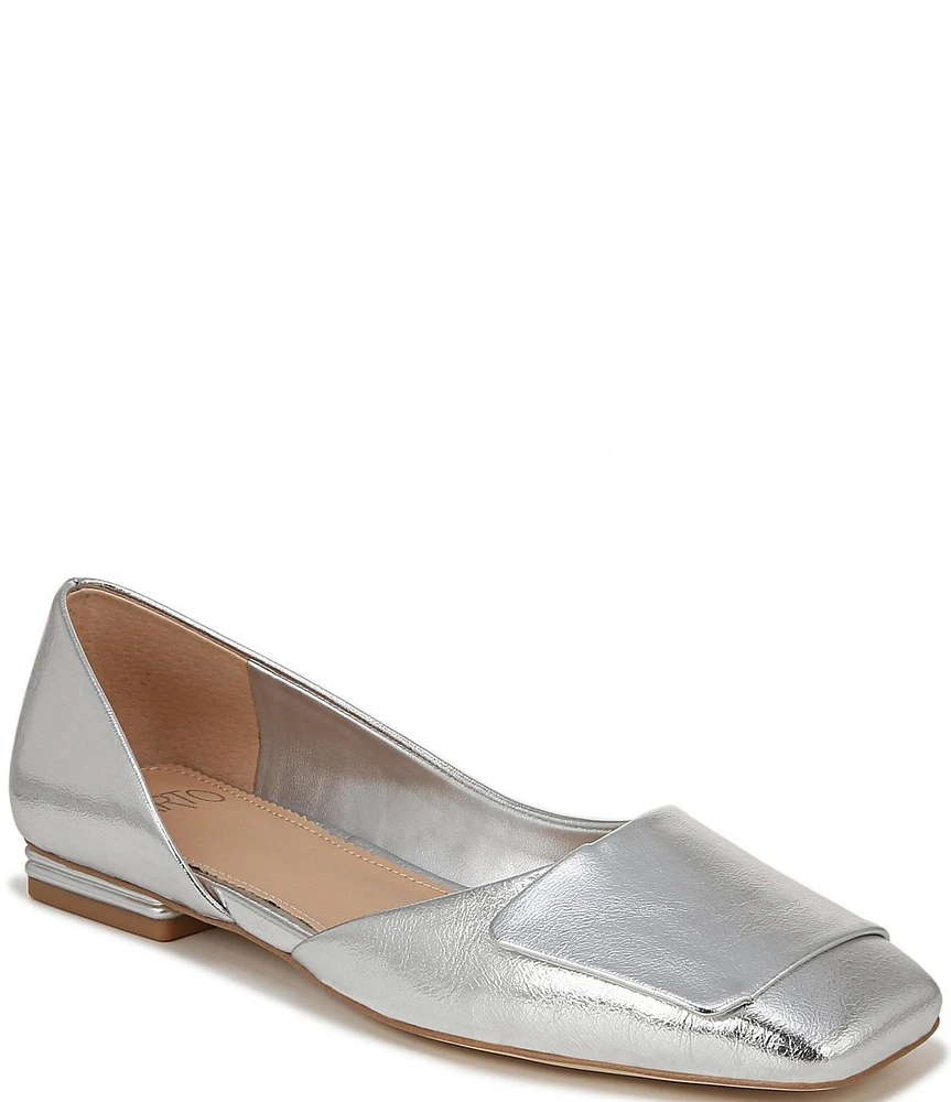 Sarto by Franco Sarto Tracy Metallic Leather d'Orsay Flats