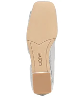 Sarto by Franco Sarto Tracy Metallic Leather d'Orsay Flats