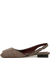 Sarto by Franco Sarto Tracy Sling2 Herringbone Slingback Flats