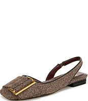 Sarto by Franco Sarto Tracy Sling2 Herringbone Slingback Flats