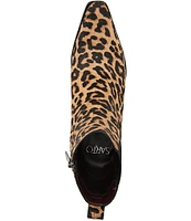 Sarto by Franco Sarto Vianca Leopard Print Calf Hair Booties