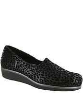 SAS Bliss Leopard Print Flex Fabric Slip-Ons