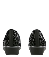 SAS Bliss Leopard Print Flex Fabric Slip-Ons