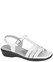 SAS Capri Comfort Metallic Strap Sandals