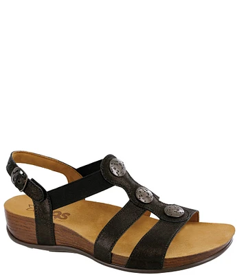 SAS Clover Leather Sandals