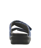 SAS Cozy Metallic Leather Slide Sandals