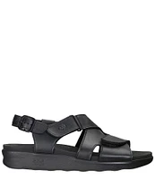 SAS Huggy Leather Sandals