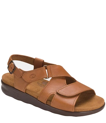 SAS Huggy Leather Sandals