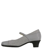 SAS Isabel Leather Kitten Heel Mary Jane Pumps