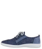 SAS Marnie Plaid Lace-Up Sneakers