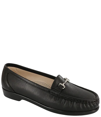 SAS Metro Bit Leather Slip-On Loafers