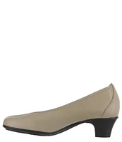 SAS Milano Leather Block Heel Pumps