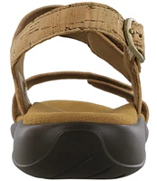 SAS Nudu Cork Heel Strap Sandals