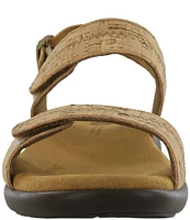 SAS Nudu Cork Heel Strap Sandals