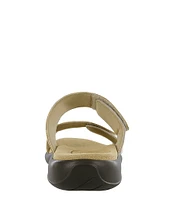 SAS Nudu Leather Dot Printed Leather Slides