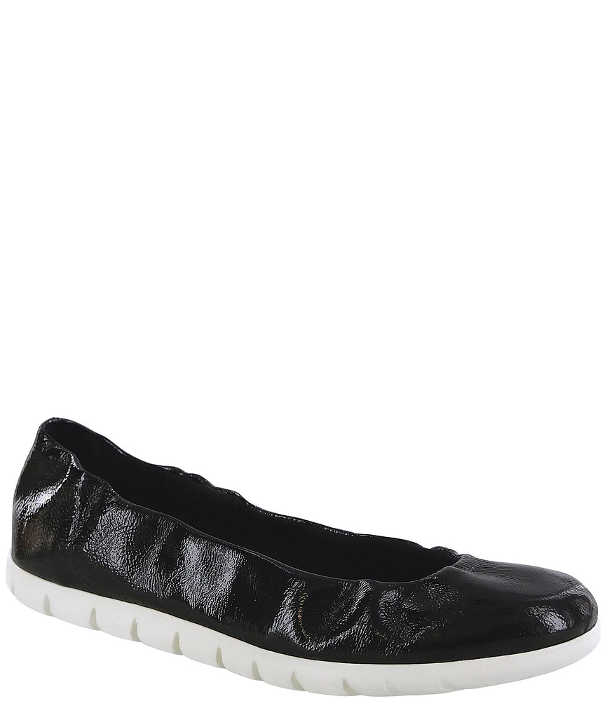 SAS Radiant Leather Ballerina Slip-Ons