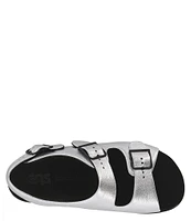 SAS Relaxed Leather Buckle Strap Dad Sandals