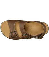 SAS Relaxed Leather Buckle Strap Dad Sandals