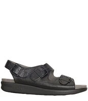 SAS Relaxed Leather Buckle Strap Dad Sandals