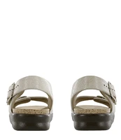 SAS Relaxed Printed Leather Buckle Strap Sandals