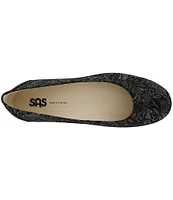 SAS Scenic Lace Print Leather Slip-Ons