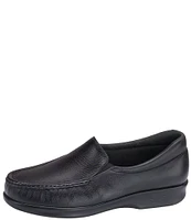 SAS Twin Leather Moc Toe Loafers