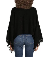 SASSO + SMYTH Fringe Poncho