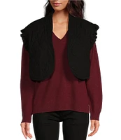 SASSO + SMYTH Quilted Crop Vest