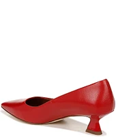 Sarto by Franco Sarto Diva Leather Kitten Heel Pumps