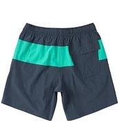 SAXX Oh Buoy 2N1 Color Block 7#double; Inseam Volley Swim Trunks