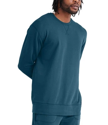 SAXX 3Six Five Long Sleeve Relaxed Fit Crew Neck Lounge Pullover