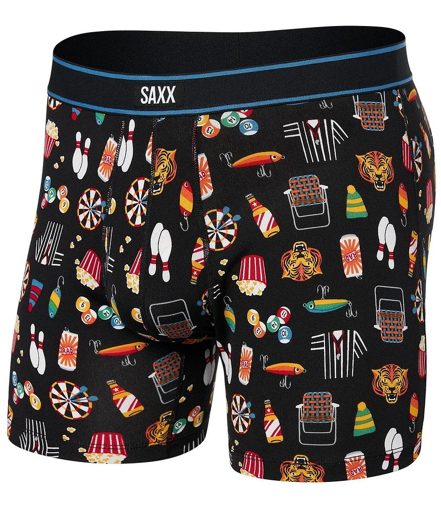 SAXX Daytripper Relaxed Fit Types Of Stripes 5#double; Inseam Boxer Briefs