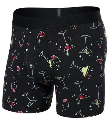 SAXX DropTemp™ Cooling Atomic Happy Hour 5#double; Inseam Boxer Briefs