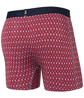 SAXX DropTemp™ Cooling Cotton Vintage Geometric 5#double; Inseam Boxer Briefs