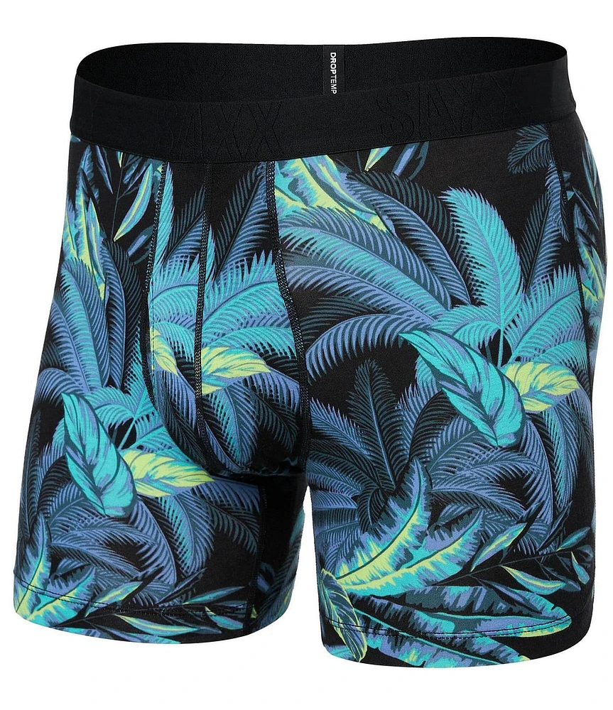 SAXX DropTemp™ Cooling Tropical Jungle 5#double; Inseam Boxer Briefs