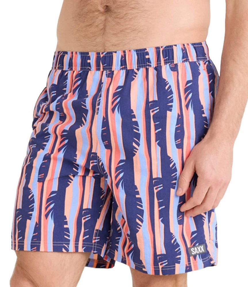 SAXX Go Coastal 2N1 Tropical 7#double; Inseam Volley Swim Shorts