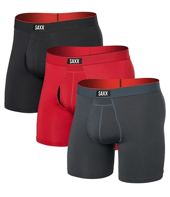 SAXX Multi-Sport Mesh 6#double; Inseam Boxer Briefs -Pack