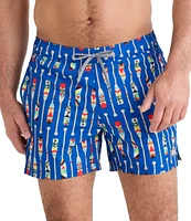 SAXX Oh Buoy 2N1 Oars 5#double; Inseam Volley Swim Shorts