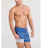 SAXX Oh Buoy 2N1 Oars 5#double; Inseam Volley Swim Shorts
