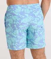 SAXX Oh Buoy 2N1 Palm Leaf 7#double; Inseam Volley Swim Shorts