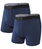 SAXX Quest Quick-Dry Mesh 5#double; Inseam Matching Boxer Briefs 2-Pack