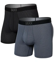 SAXX Quest Quick-Dry Mesh 5#double; Inseam Boxer Briefs 2-Pack