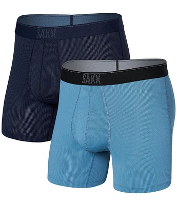 SAXX Quest Quick-Dry Mesh 5#double; Inseam Assorted Boxer Briefs 2-Pack