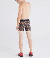 SAXX Quest Slim Fit Shark-Printed Mesh 5#double; Inseam Boxer Briers