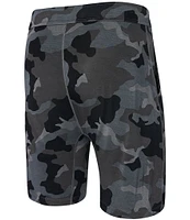 SAXX Supersize Camo Printed Snooze 8#double; Inseam Lounge Shorts