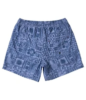 SAXX Tropical Tapa Oh Buoy 5 Inseam Volley Swim Shorts