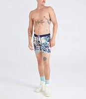 SAXX Ultra-Soft Solid/Printed 6#double; Inseam Boxer Briefs 2-Pack